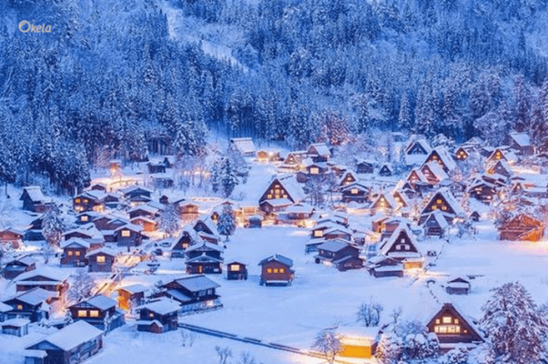 Làng cổ Shirakawa-go Nhật Bản